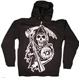 Sons Of Anarchy Muted Grim Reaper Hoodie Sweatshirt