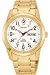 Pulsar Men's Railroad Approved Dress Gold-Tone Stainless Steel Watch #PJ6046