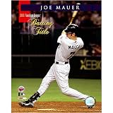 Photofile Minnesota Twins Joe Mauer - 2006 A.L. Batting Title - 8x10 Photo Mounted in 11x14 Double Mat