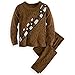 Star Wars Chewbacca Costume PJ PALS ,Brown ,7