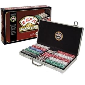 ESPN 500-Piece Championship Edition Poker Chip Set in Aluminum Case