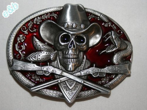 Brand:e&b western ghost skeleton cowboy skull guns …