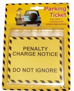 Joke/Fun Parking/Penalty Ticket 6/Pack (N45020): Amazon.co.uk: Toys &amp; Games