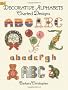 Decorative Alphabets Charted Designs (Dover Needlework)