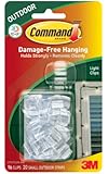 Command Outdoor Light Clips, 16-Clip, 4-Pack