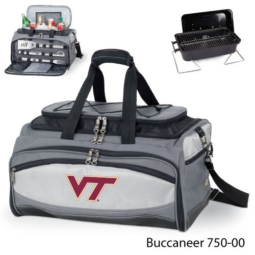 Virginia Tech Hokies All-In-One Buccaneer Tailgating Cooler w  Grill, Tools and Bag w... by Picnic Time