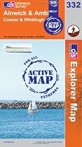 Alnwick and Amble (OS Explorer Map Active)