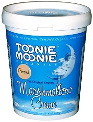 Toonie Moonie Organics Coconut Marshmallow Cr?me, 13.25 Ounce Container (Pack of 4)