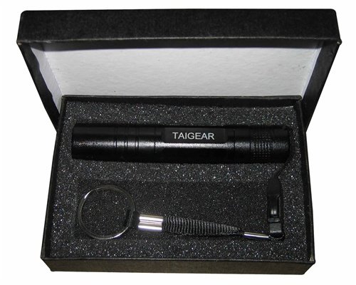 Black Compact High Power LED Flashlight