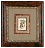 IMAGE OF International Arts Rustic Raccoon Framed Hand Colored Artwork