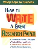 How to Write a Great Research Paper