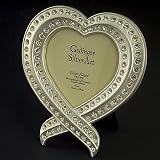 HEART FRAME SATIN 4X4 STONES