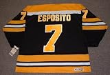 PHIL ESPOSITO Boston Bruins 1974 CCM Vintage Throwback Away Hockey Jersey