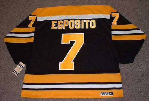 Buy PHIL ESPOSITO Boston Bruins 1974 CCM Vintage Throwback Away Hockey Jersey