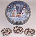 Scott's Cakes 1 lb. Milk Chocolate Covered Pretzel with Chocolate Chips & White Chocolate Chips in a Warm Wishes Tin