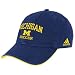 Michigan Wolverines Navy Adidas Soccer Adjustable Slouch Hat