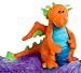 Plush Fire Kiss Orange Baby Dragon 6
