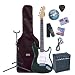 Encore EBP-KC3T Black Electric Guitar Outfit, Right Handed