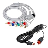 GTMax 6FT Gold Plated Component Cable + 18FT Sensor Bar Extension Cable for ....