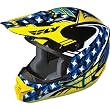 Fly Racing Kinetic Flash Adult Off-Road Motorcycle Helmet - Green/White/Black