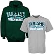 Tulane Green Wave Green Hoody Sweatshirt & T-shirt Combo