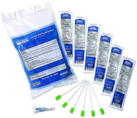 Toothette Multi-Pack Suction Swab System With Perox-A-Mint