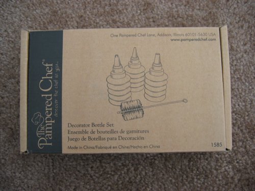 The Pampered Chef Decorator Bottle Set #1585