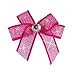 Aria Polyester Jasmine Dog Barrettes Canisters, 2-1/2-Inch, 48-Pack