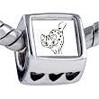 Pandora Style Bead Egyptian Mau Cat Beads Fits Pandora Bracelet