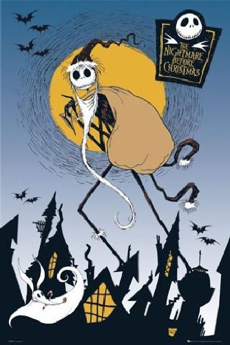 1art1 36972 The Nightmare Before Christmas - Jack und Sally By Tim Burton Poster 91 x 61 c Preisvergleich