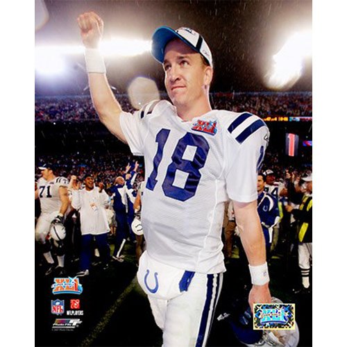 Photo File Indianapolis Colts Peyton Manning Super Bowl XLI Champions 8x10 Matte Photo