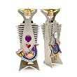 Peace & Strength Shabbat Candle Holders