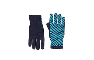 Marc by Marc Jacobs Guantes de Lana Slash Chevron- (Azul Oscuro / Turquesa)