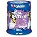 Verbatim 100PK DVD+R 4.7GB 16X WHITE ( 95145 )
