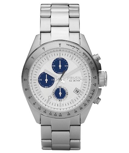 Fossil Men's CH2622 Sports Stainless-Steel Silver Chronograph Dial Watch