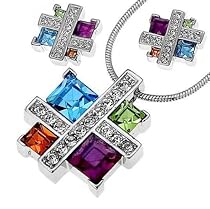 Oliver Weber Multi Coloured Swarovski Crystal Set
