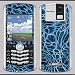 Blackberry 8100 Pearl blue web Skin 31027