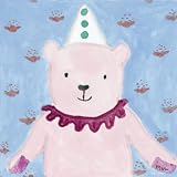 Clown Bear Canvas Reproduction