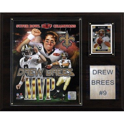 NFL New Orleans Saints Super Bowl MVP Plaque