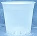 Clear Plastic Pot for Orchids 6 inch Diameter - Quantity 1