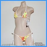 Butterfly Cheekhugger Bikini (Tropical Florescent) Micro
