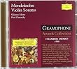 Mendelssohn : Sonates pour violon et piano n�1 & n� 2
