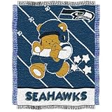 Seattle Seahawks NFL Triple Woven Jacquard Throw (Baby Series) (36x46)