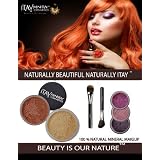 ITAY Mineral Luxury Kit Light SPF15 Foundation MF2+ Blush Mb6 + 3 Eye Shimmers + Moisturizer + 2 Cala Brushes