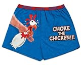 HUSTLER CHOKE THE CHICKEN 100% COTTON kintted BOXER SHORT