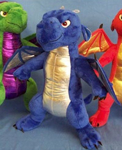 51ur8P%2B%2BqhL CRYSTAL BLUE DRAGON 15  Make Your Own Stuffed Animal Kit