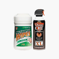 Falcon Exponent DPSMW Dust Off Cleaning Spray and Wipes