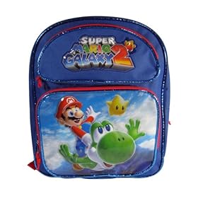  Super Mario Galaxy 2 Mario and Yoshi Medium Size Backpack