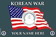 Air Force Korean War Large Vehicle Bumper Sticker