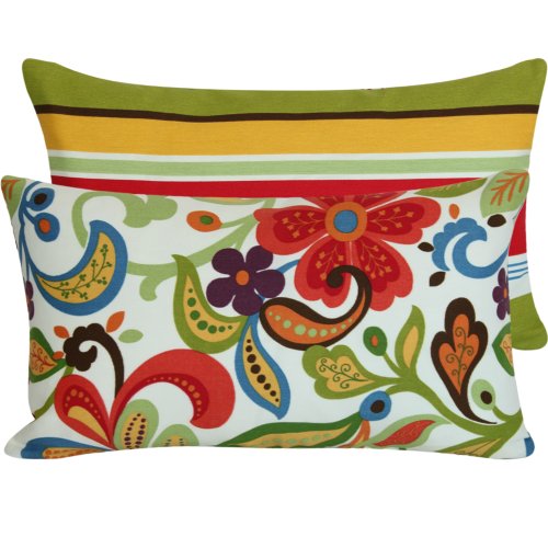 Flora Bunga Collection Richloom Designer 12x20 Lumbar Boutique Throw